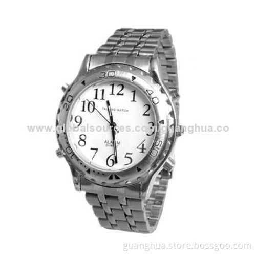 Talking Watches, time and date functions, made of metal